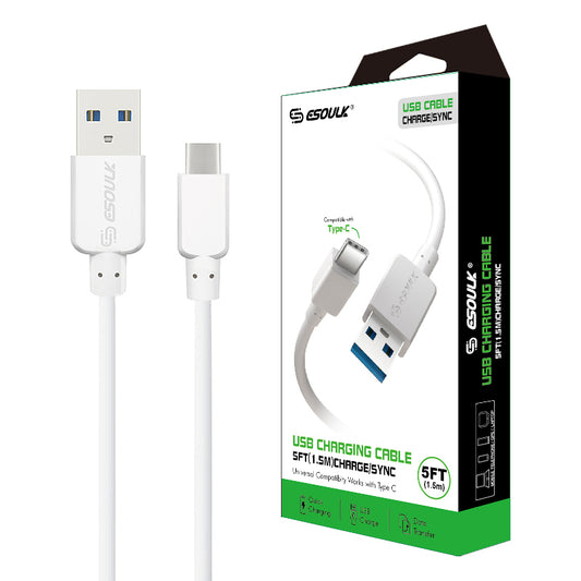 USB to USB-C Cable (5ft)