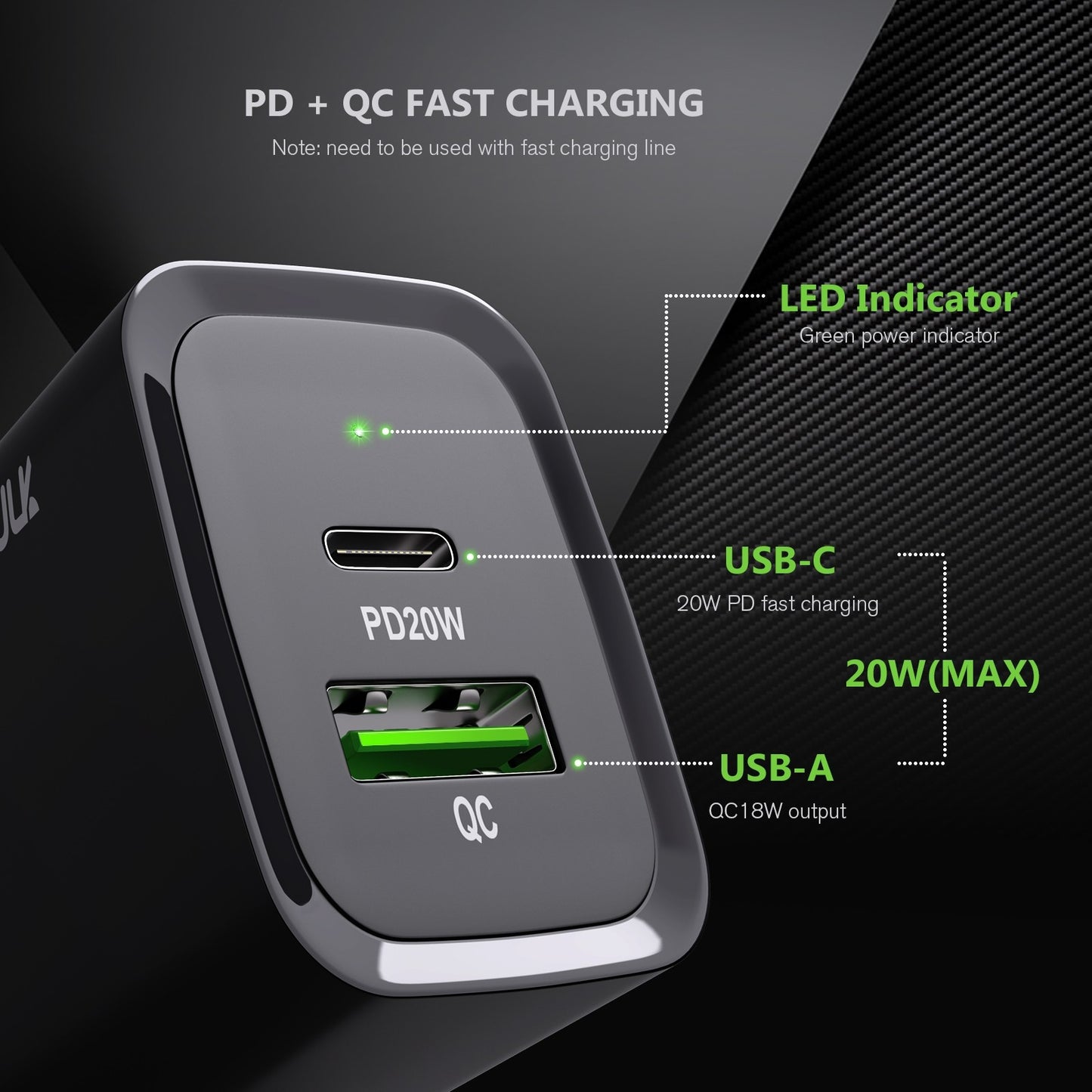 20W Fast Wall Charger